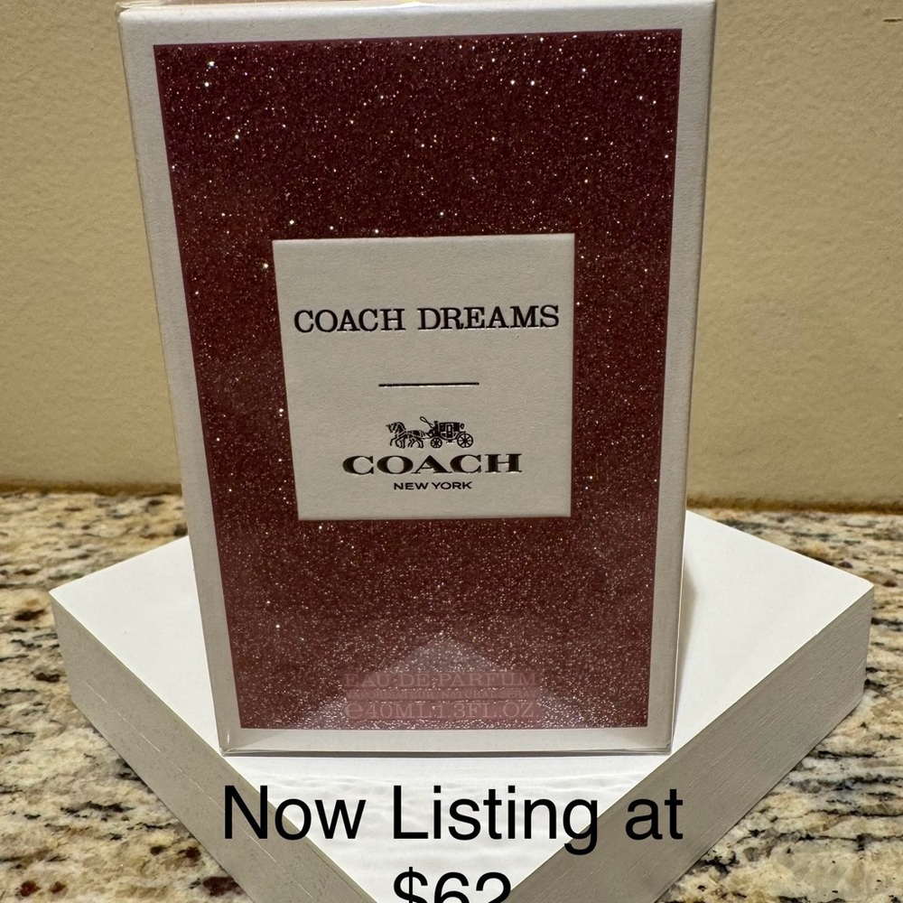 Coach Pink Glittery Decor Accent